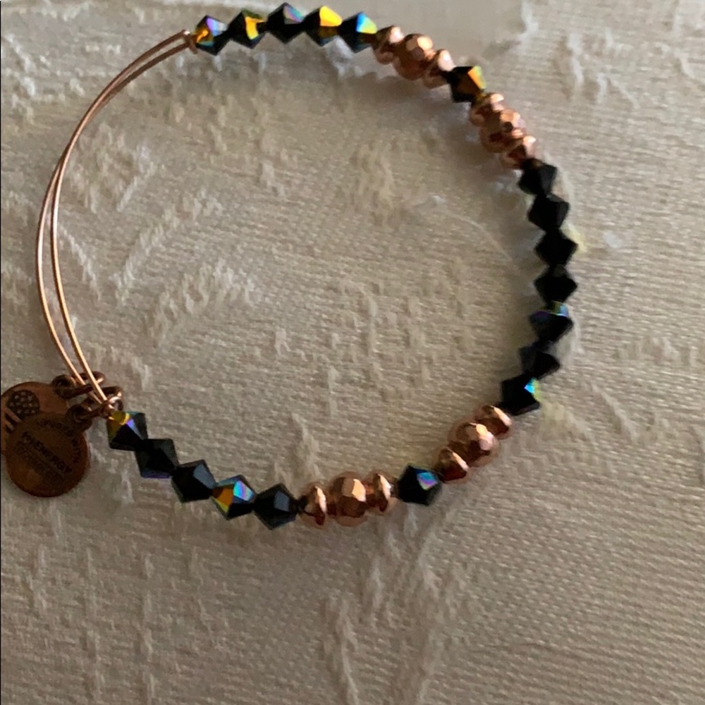 Alex & ani blue expandable bracelet